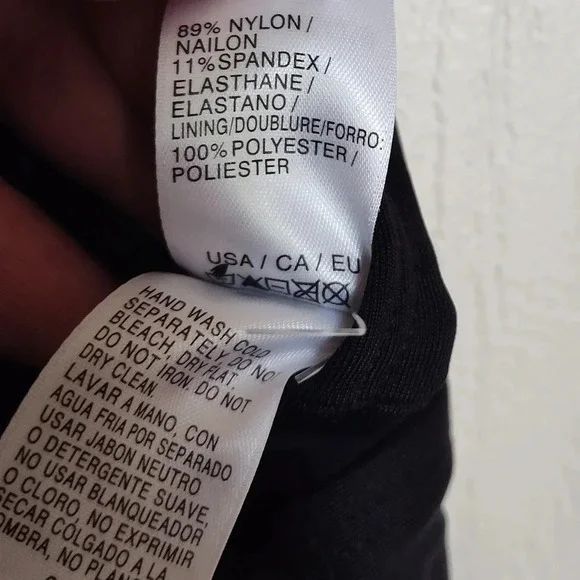 Next Black Tankini Swim Top Size Small | Racerback Modest Swimwear - Picture 5 of 5